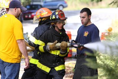 September 2009- Putnam Lake Firefighters participate in a mutual aid tanker shuttle drill Hosted by the Brewster Fire Department